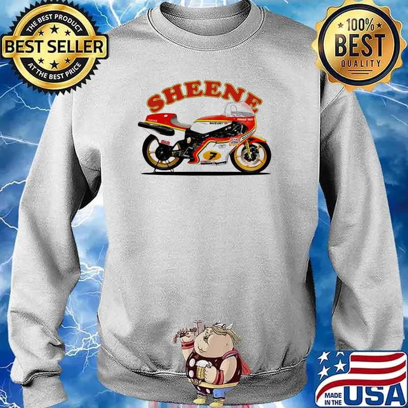 Sheene King Of The Mountain Motorcycle Shirt Sweater