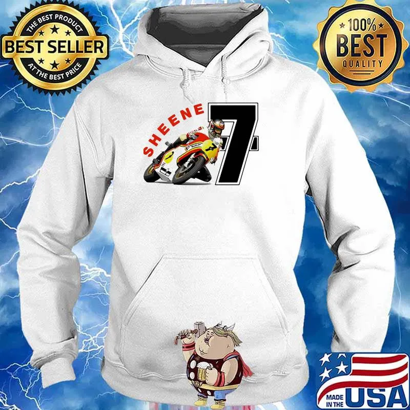 Sheene World Champion King Of The Mountain Motorcycle Shirt Hoodie