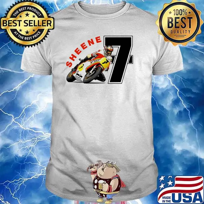 Sheene World Champion King Of The Mountain Motorcycle Shirt
