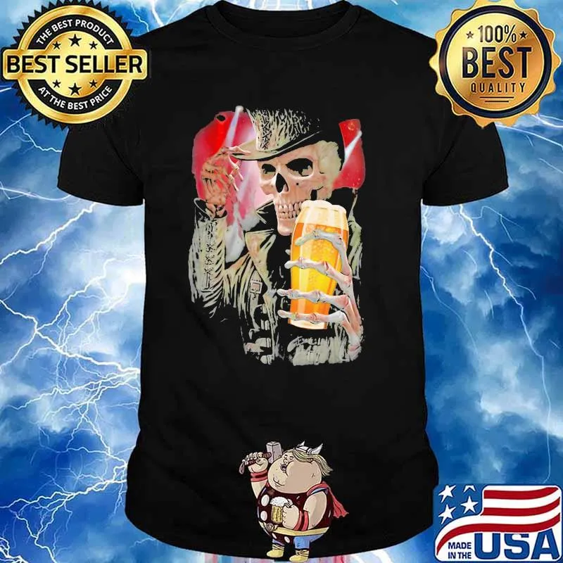 Skull Hello Darkness Beer Shirt