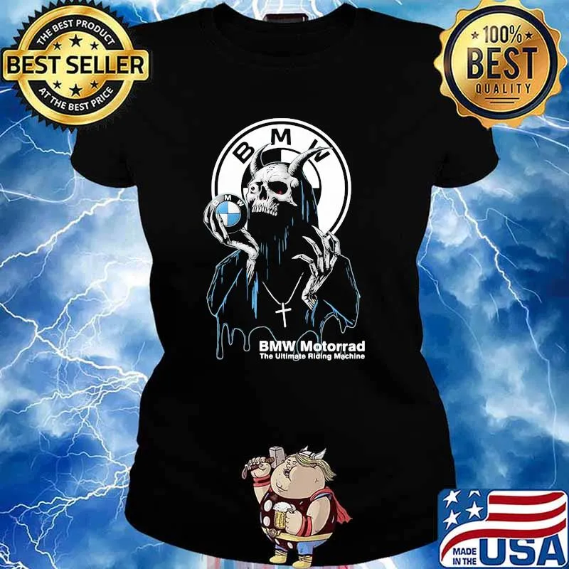 Skull Hold Bmw Motorrad The Ultimate Riding Machine Shirt Ladies tee