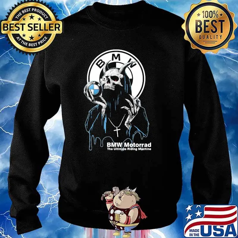 Skull Hold Bmw Motorrad The Ultimate Riding Machine Shirt Sweater