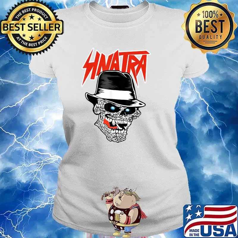 Skull Vaporware Frank Sinatra Shirt Ladies tee