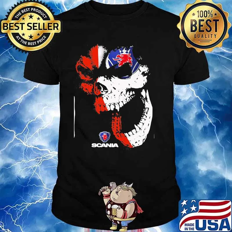 Skull With Scania Logo Shirt