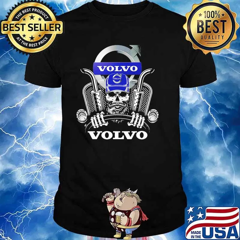 Skull With Volvo Fh16 750 Logo Shirt