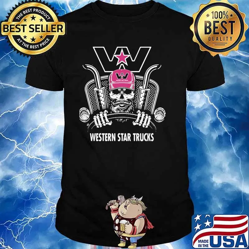 Skull With Western Star Trucks Shirt