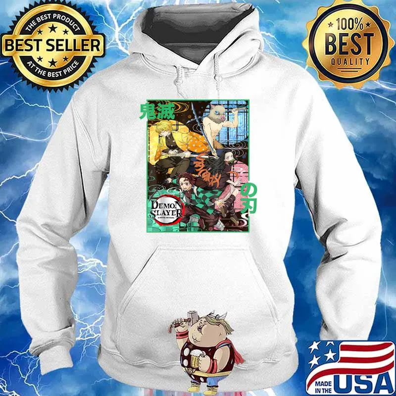 Slayer Demon Anime Graphic Art Shirt Hoodie