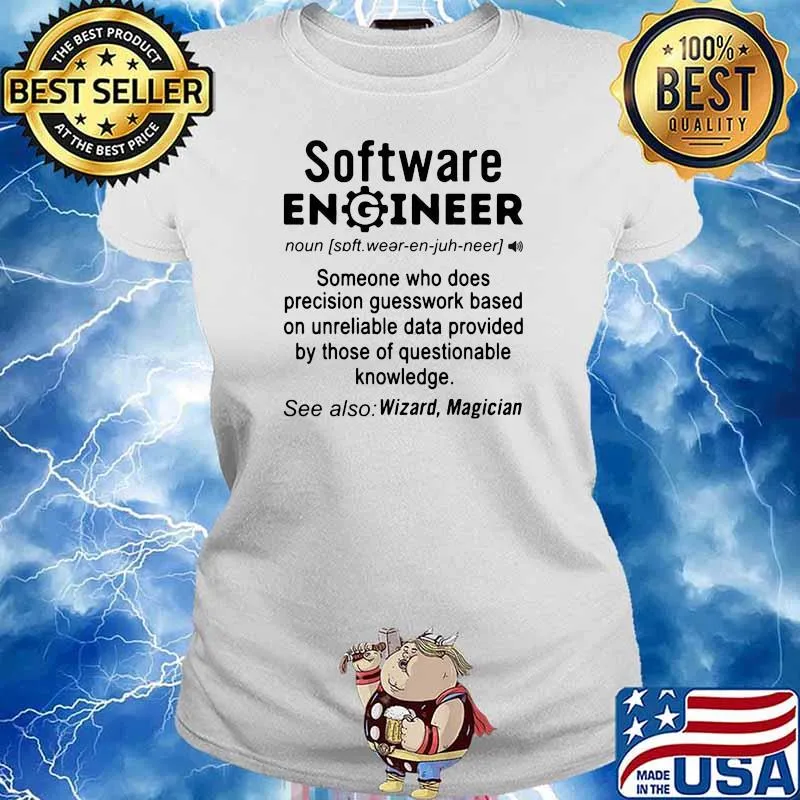 Software Engineer Definition Shirt Ladies tee