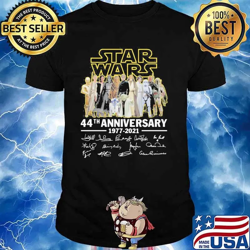 Star Wars 44th Anniversary 1977 2021 Signature Shirt