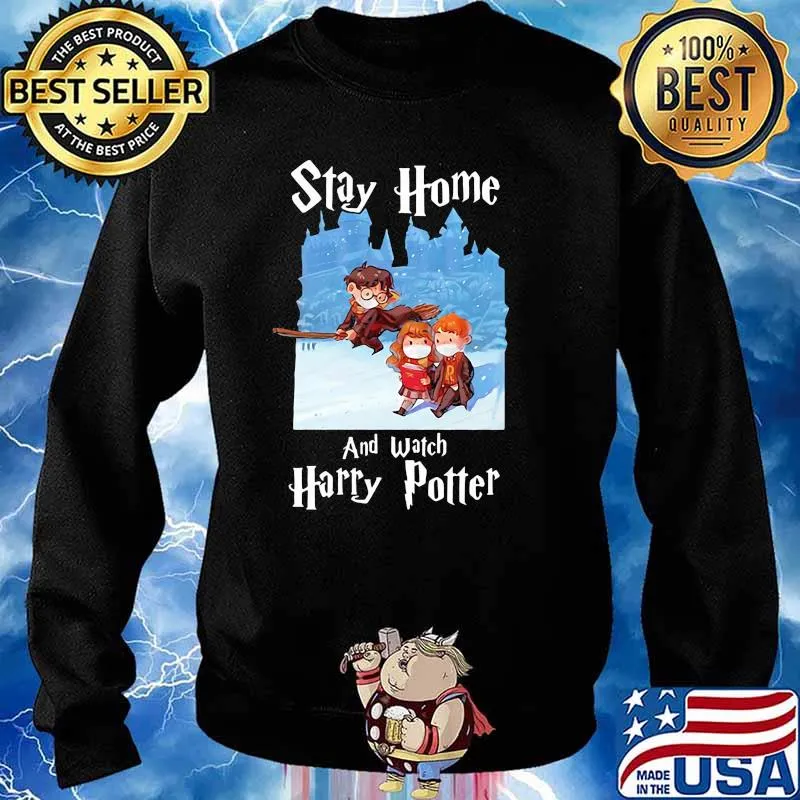 Stay Home And Watch Harry Potter Covid Shirt Sweater