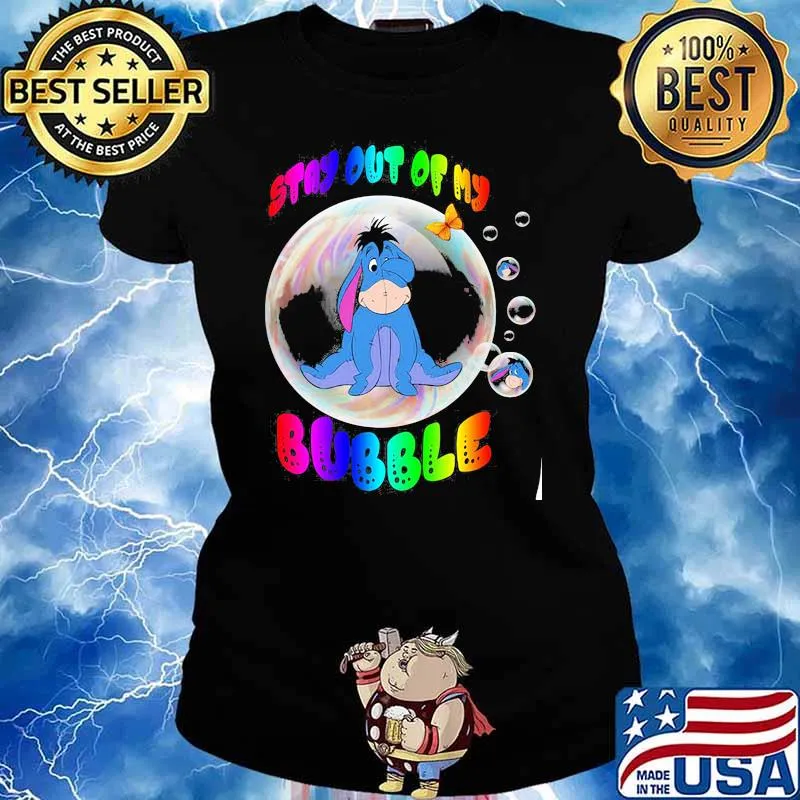 Stay Out Of My Bubble Donkey Lgbt Shirt Ladies tee