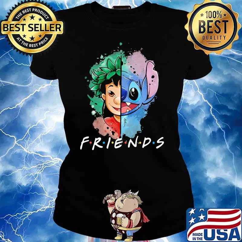 Stich And Lilo Friends Shirt Ladies tee