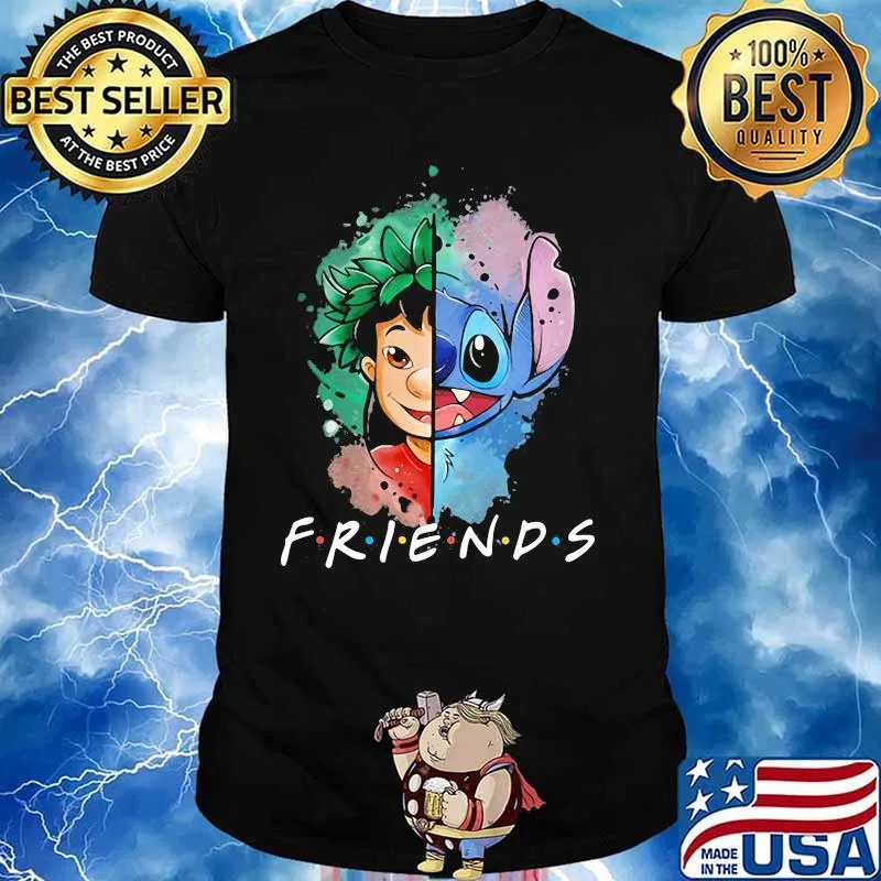 Stich And Lilo Friends Shirt