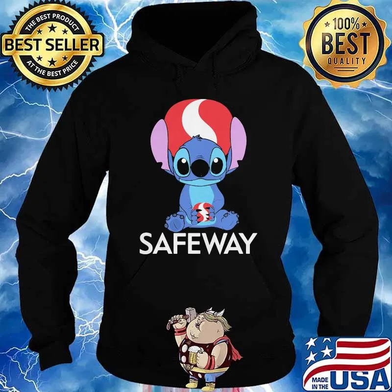 Stitch Hug Safeway Logo Shirt Hoodie
