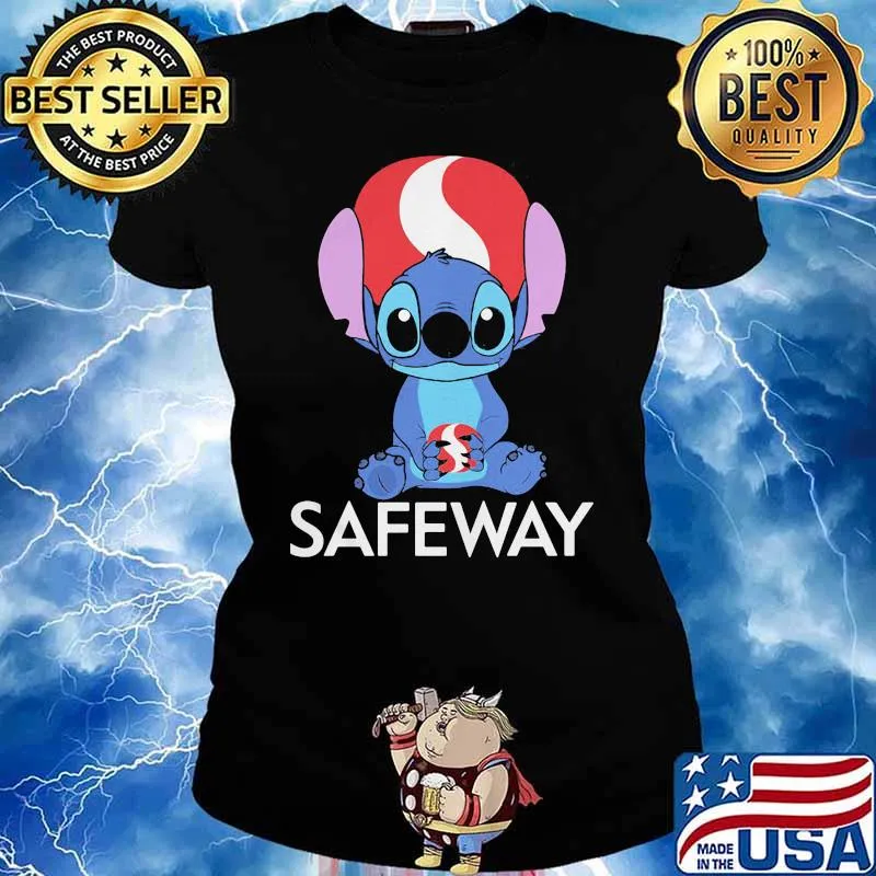 Stitch Hug Safeway Logo Shirt Ladies tee