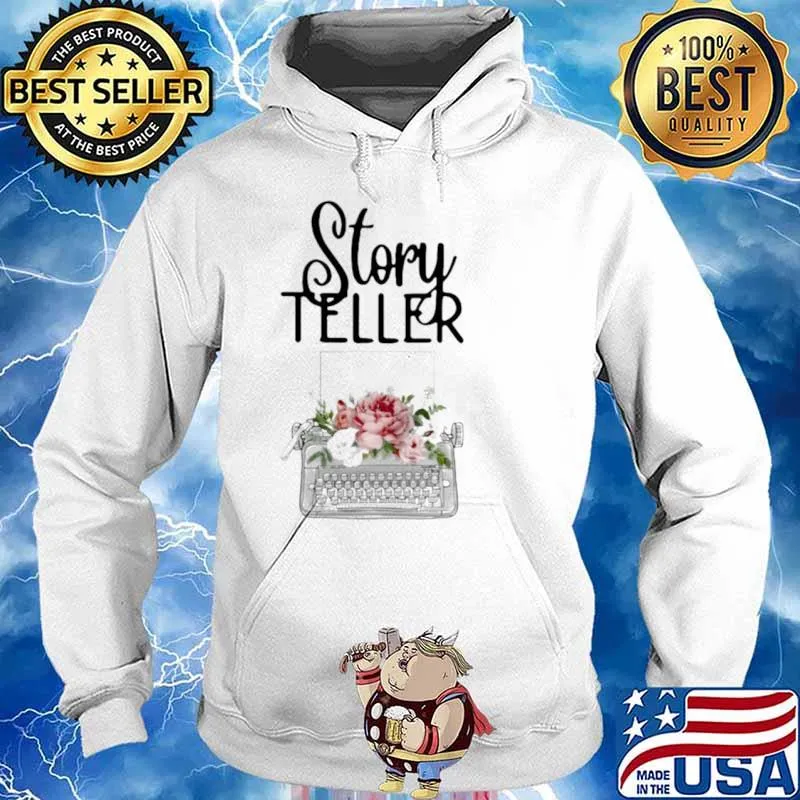 Story Teller Flower Shirt Hoodie