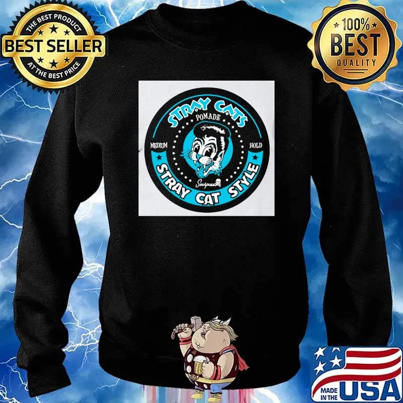 Stray Cats Stray Cat Style Pomade Medium Hold Shirt Sweater