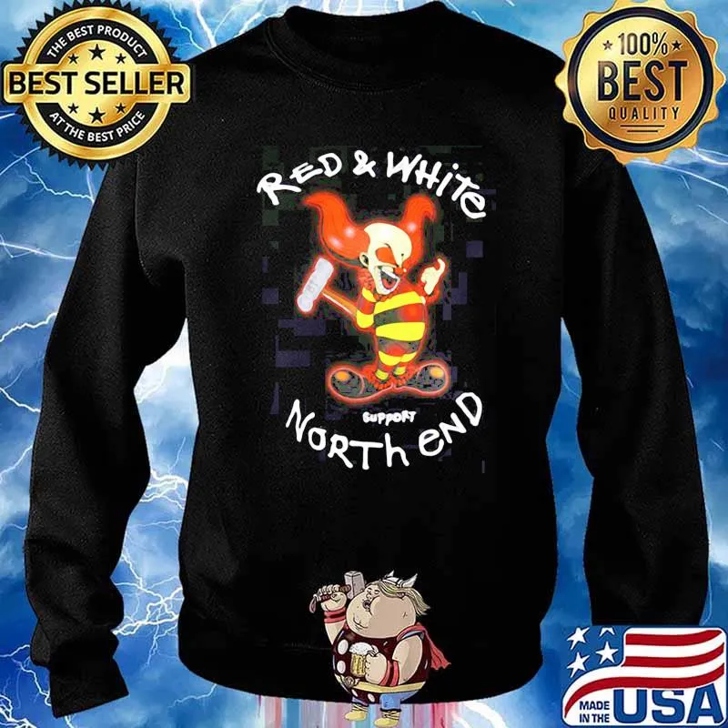 Support 81 Clown Red & White Shirt Sweater