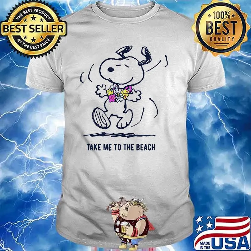 Take Me To The Beach Snoopy Shirt