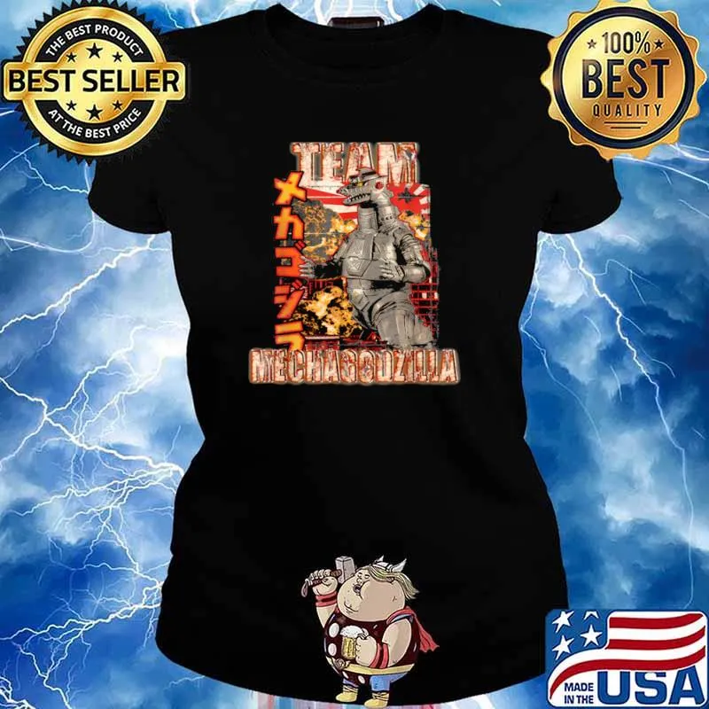 Team Mechagodzilla Japan Vintage Shirt Ladies tee