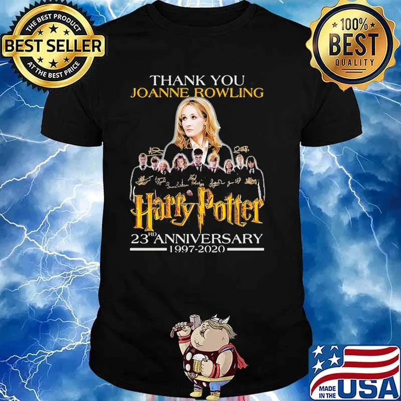 Thank You Joanne Rowling Harry Potter 23rd Anniversary 1997 2020 Signature Shirt