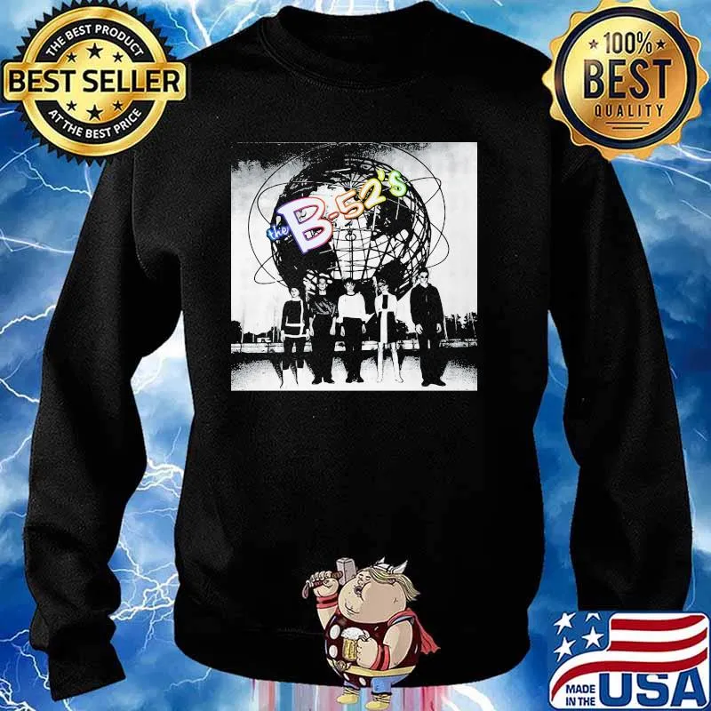 The B-52’s Retro Black White Shirt Sweater