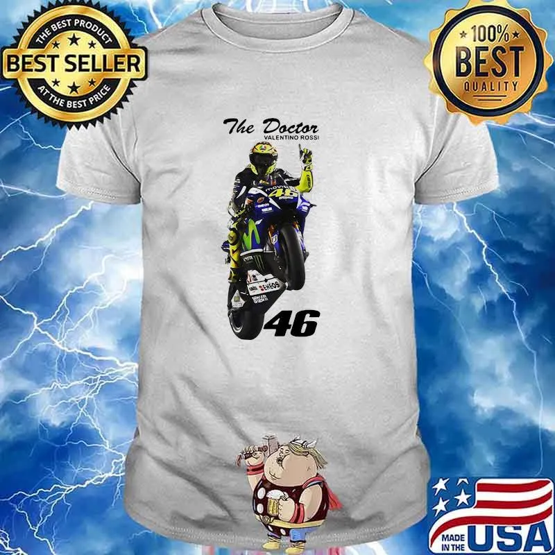 The Doctor Valentino Ross Rossi 46 Shirt