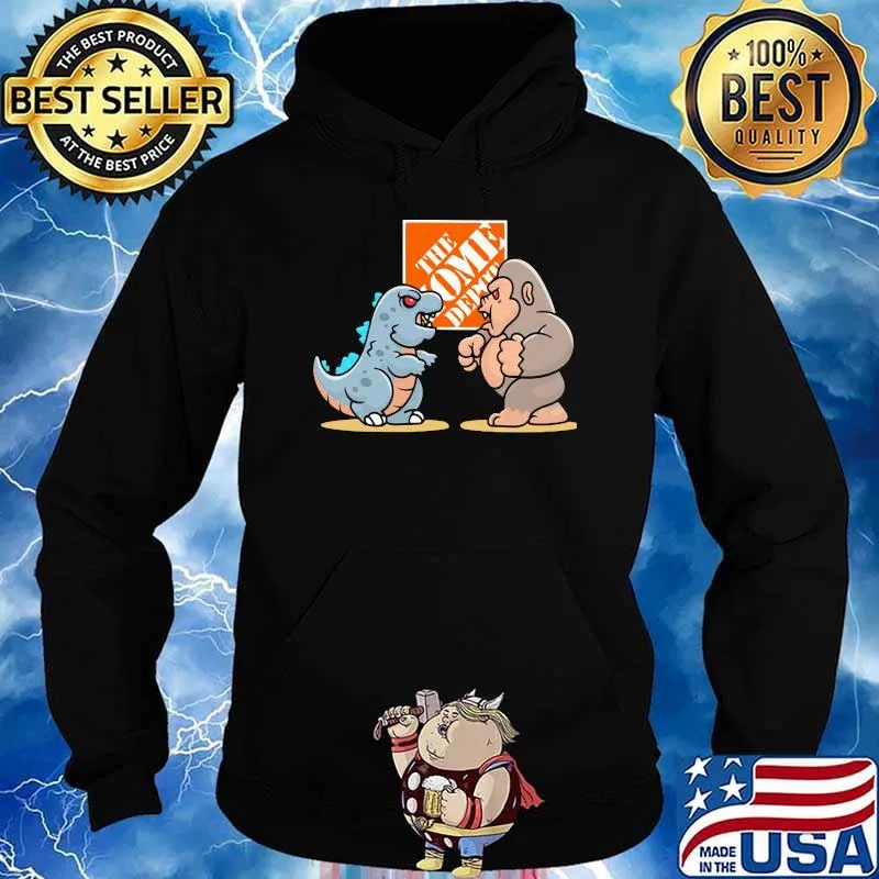 The Home Depot Baby Kong And Baby Godzilla Shirt Hoodie