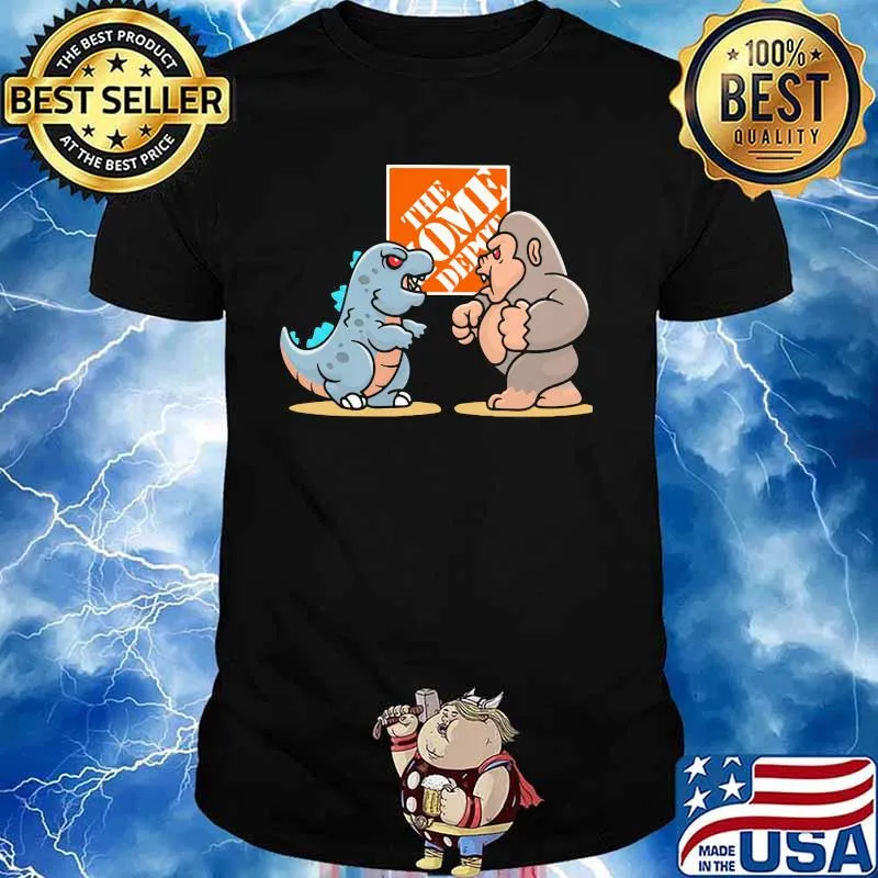 The Home Depot Baby Kong And Baby Godzilla Shirt