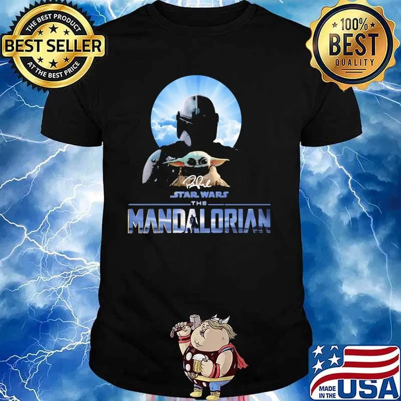The Mandalorian Star War Baby Yoda Signature Shirt
