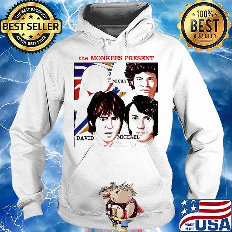 The Monkees Present Micky David And Michael Shirt Hoodie
