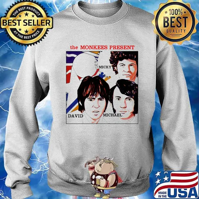 The Monkees Present Micky David And Michael Shirt Sweater