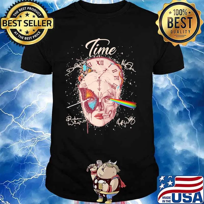 Time Skull Ladies Pink Floyd Signature Shirt