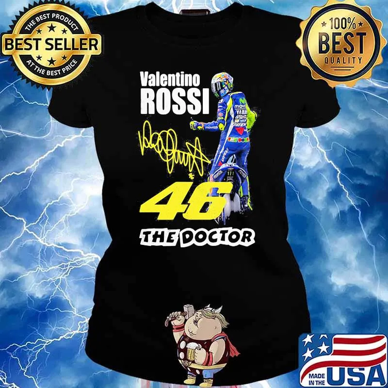 Valentine Rossi 46 The Doctor Signature Shirt Ladies tee