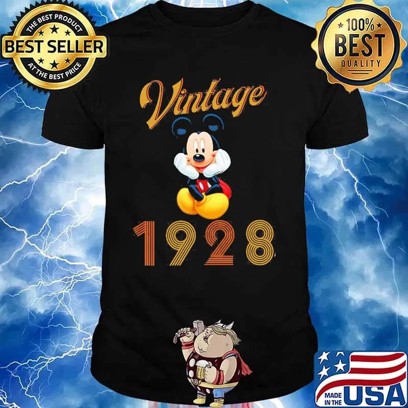 Vintage 1928 Mickey Mouse Disney Shirt