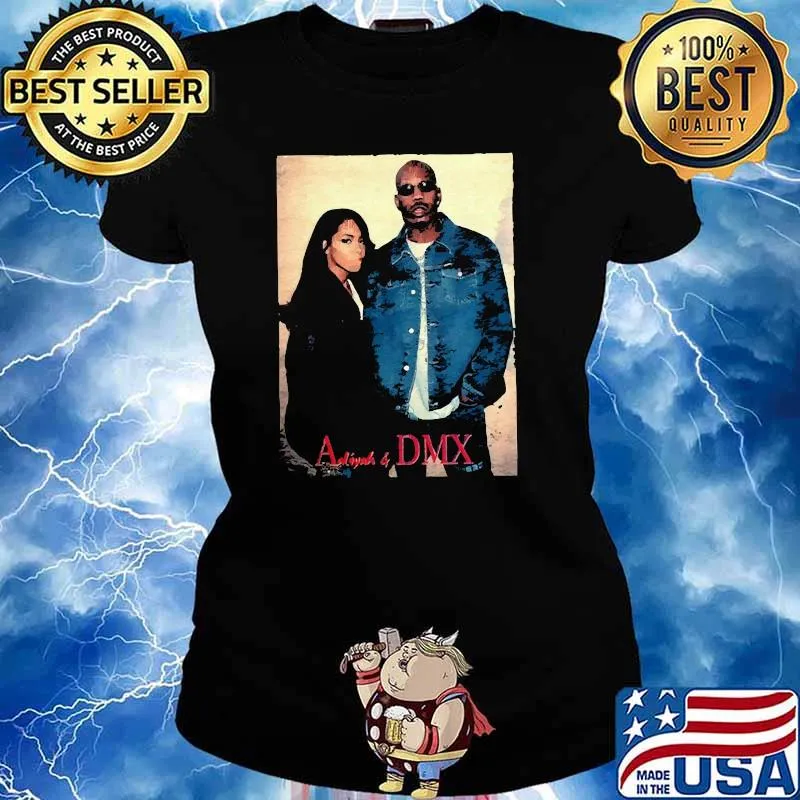 Vintage 90s Aaliyah With DMX Dogg Shirt Ladies tee