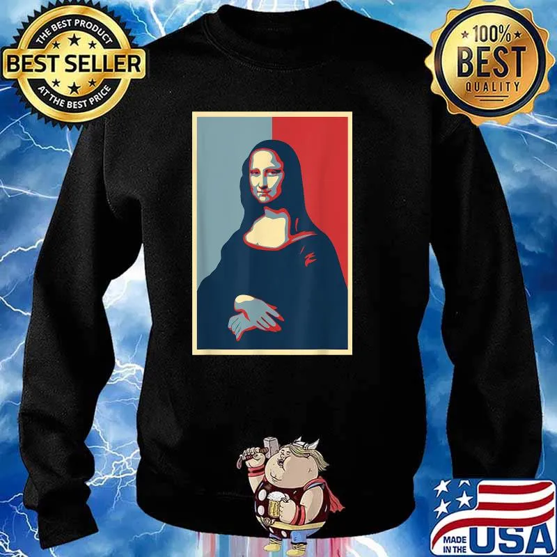 Vintage Mona Lisa Leonardo Da Vinci Renaissance Painting Shirt Sweater