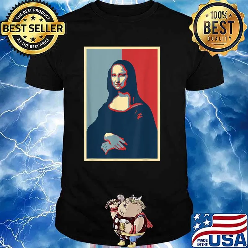 Vintage Mona Lisa Leonardo Da Vinci Renaissance Painting Shirt
