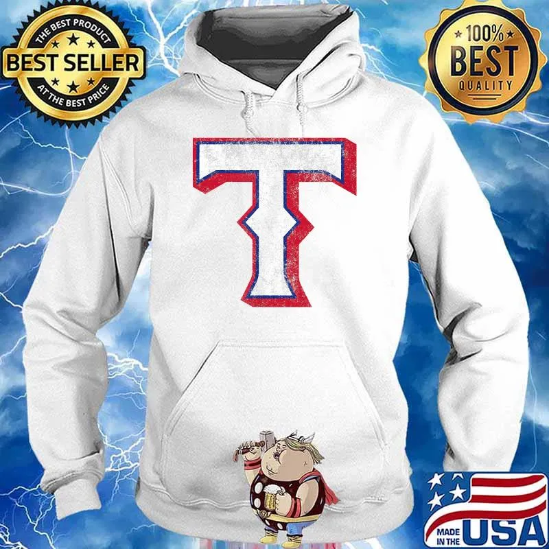 Vintage Texas Baseball T Distressed Shirt Hoodie