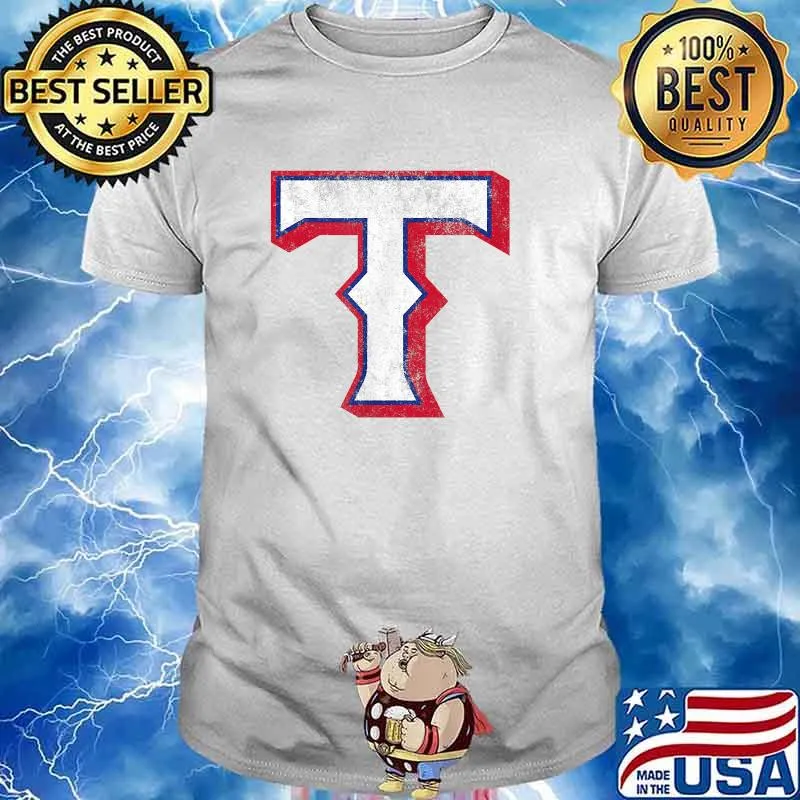 Vintage Texas Baseball T Distressed Shirt