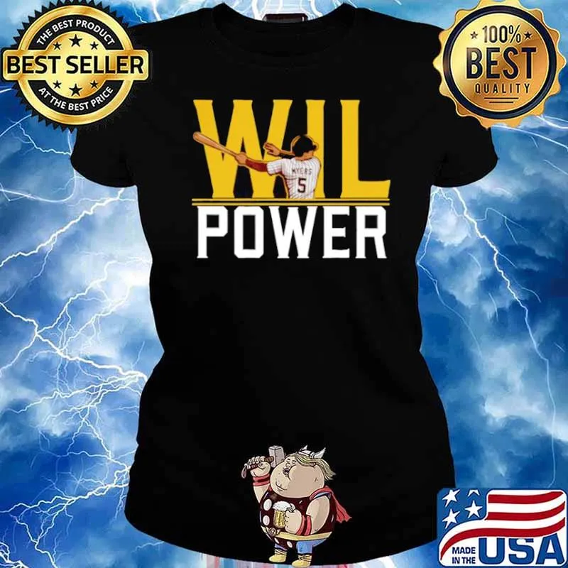 Wil Myers Wil power San Diego Padres Ladies tee
