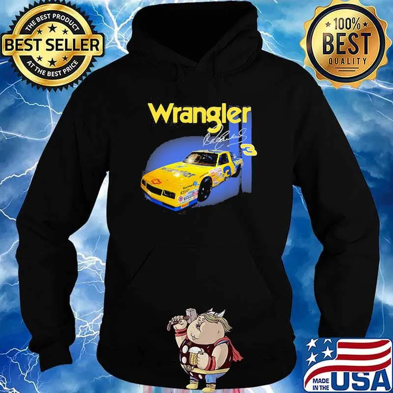 Wrangler Jeans Dale Earnhardt Nascar The Intimidator Shirt Hoodie