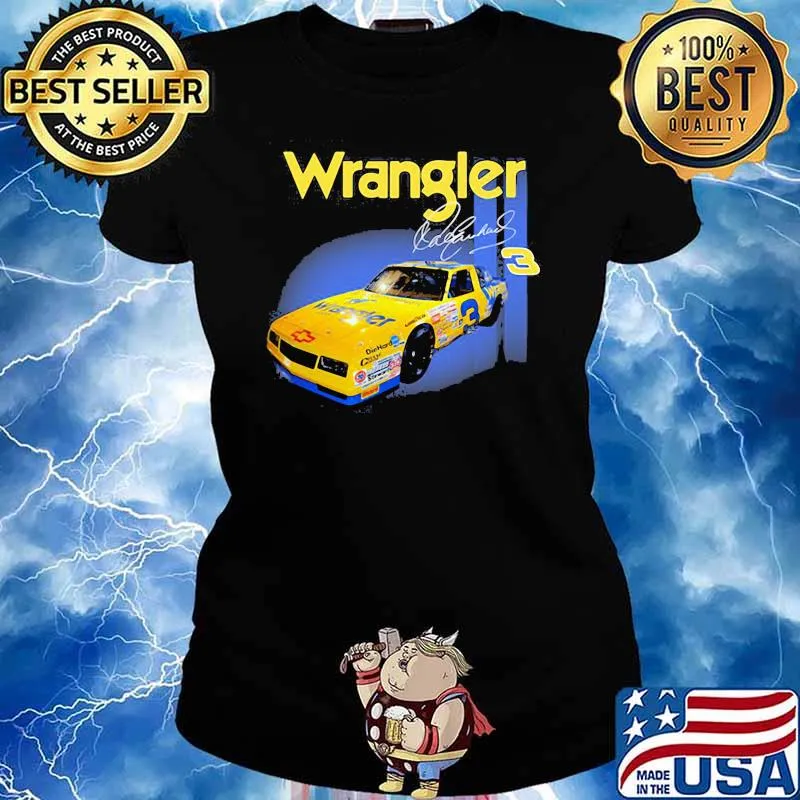Wrangler Jeans Dale Earnhardt Nascar The Intimidator Shirt Ladies tee