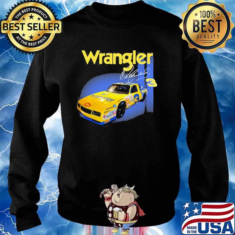 Wrangler Jeans Dale Earnhardt Nascar The Intimidator Shirt Sweater