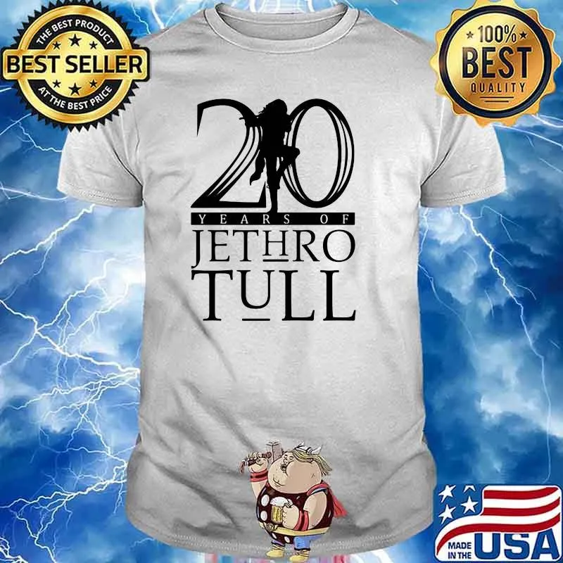 20 years of Jethro tull shirt