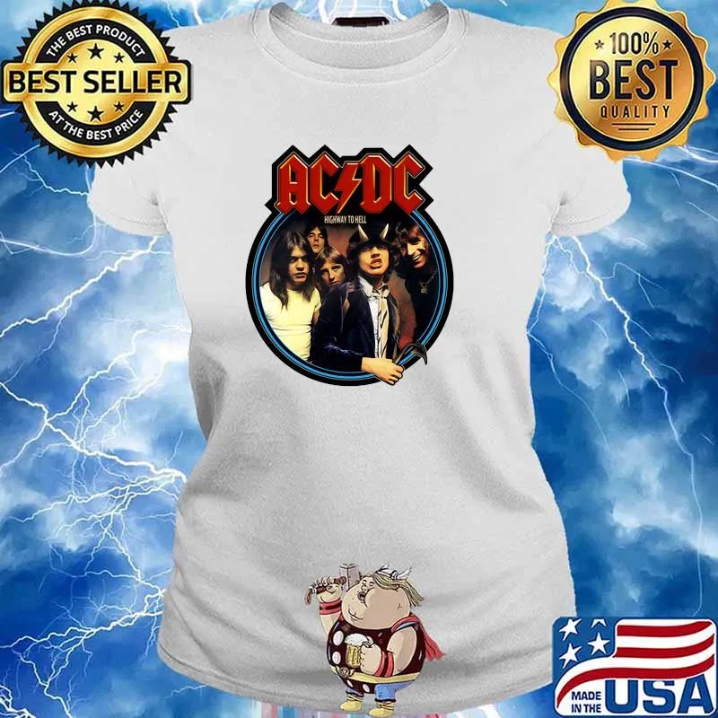 AC DC highway to hell Ladies tee