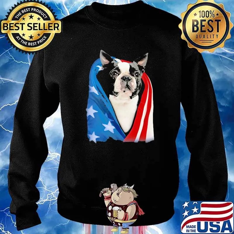 American flag Love Boston Shirt Sweater