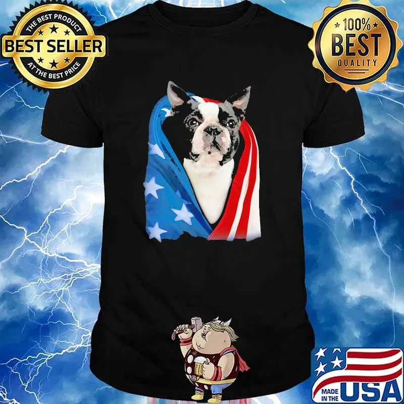 American flag Love Boston Shirt