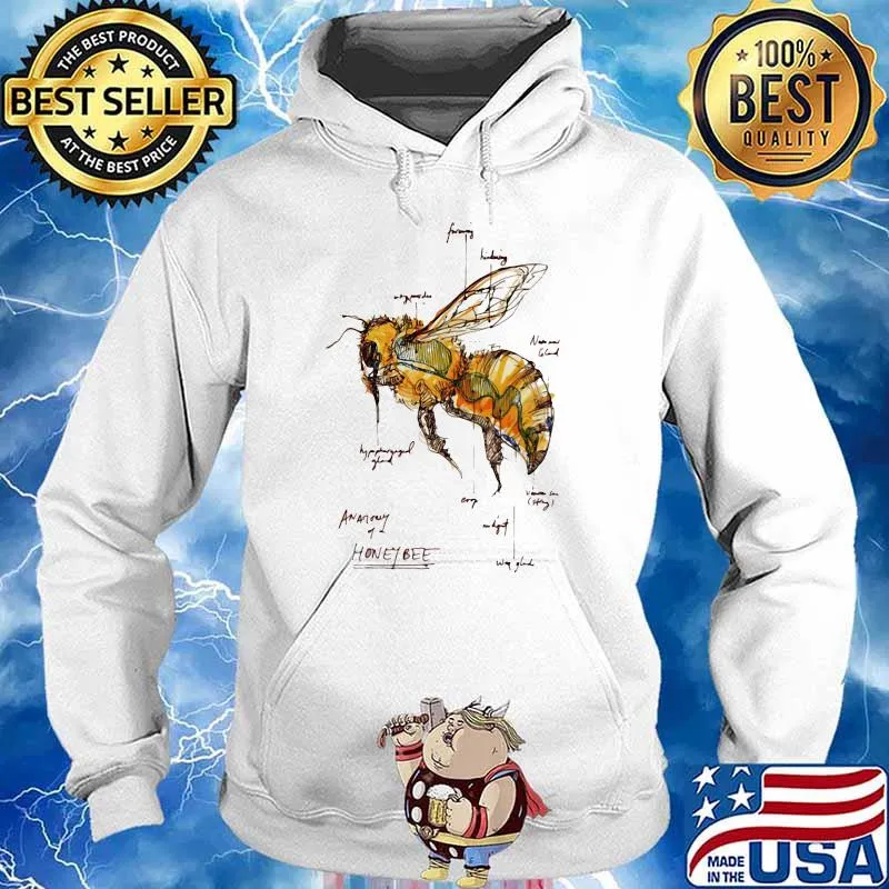Anatomy of bee Shirt Hoodie