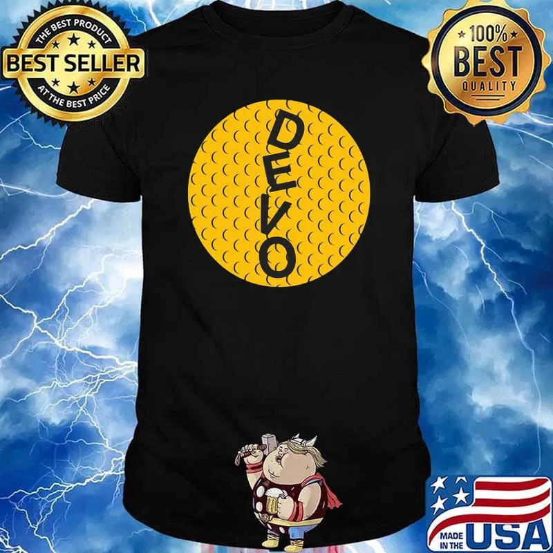Atomic logo devo baseball shirt